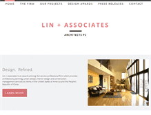Tablet Screenshot of linarchitects.com